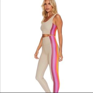 Beach riot Tessa sunset workout set